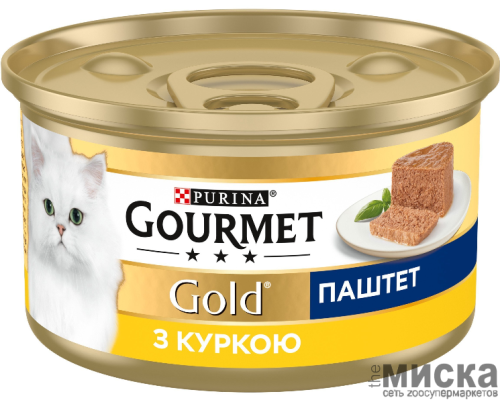 Паштет для кошек Gourmet Gold с курицей 85 гр