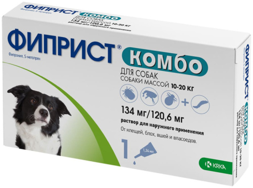 Капли от блох и клещей для собак 10-20 кг