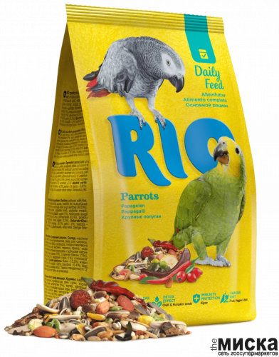 RIO Корм для крупных попугаев, пакет 500 гр