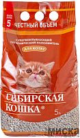 Наполнитель супервпитывающий Сибирская Кошка "Для котят", 5 л