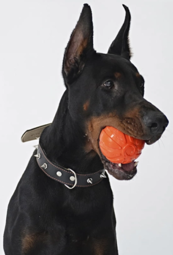Игрушка для собак крупных пород Liker "Мячик" 9 см фото 3