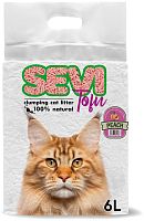 Sevi Tofu комкующийся аромат персика 6 л/2.6 кг