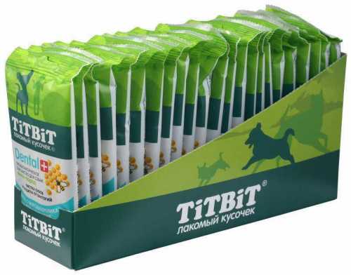 TitBit Профилактическое лакомство DENTAL+ Снек с мясом кролика для собак мини-пород фото 10