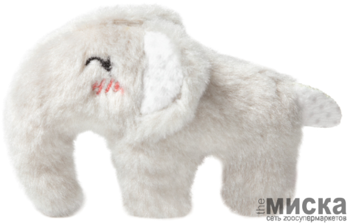 Игрушка для собак мелких пород Triol Mini Dogs "Крошка-слон" мягкий, длина 8,5 см