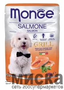 MONGE Dog GRILL Консервы для собак c лососем