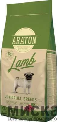 Araton junior Lamb&Rice для щенков всех пород