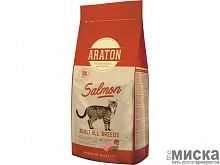 Сухой корм для котов ARATON SALMON Adult All Breeds 15 кг