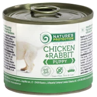 Корм для собак Nature's Protection Puppy chicken & rabbit консервы для щенков c курицей и кроличьим мясом